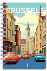 Тефтер А6 , 80 л. тв. кор.-ред - Capitals - Image 2