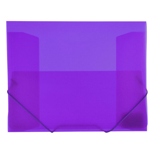 PVC папка с ластик OfBox Maxi+ пр. лилав