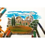 Маркер четка Pentel Colour Brush орж - Image 4