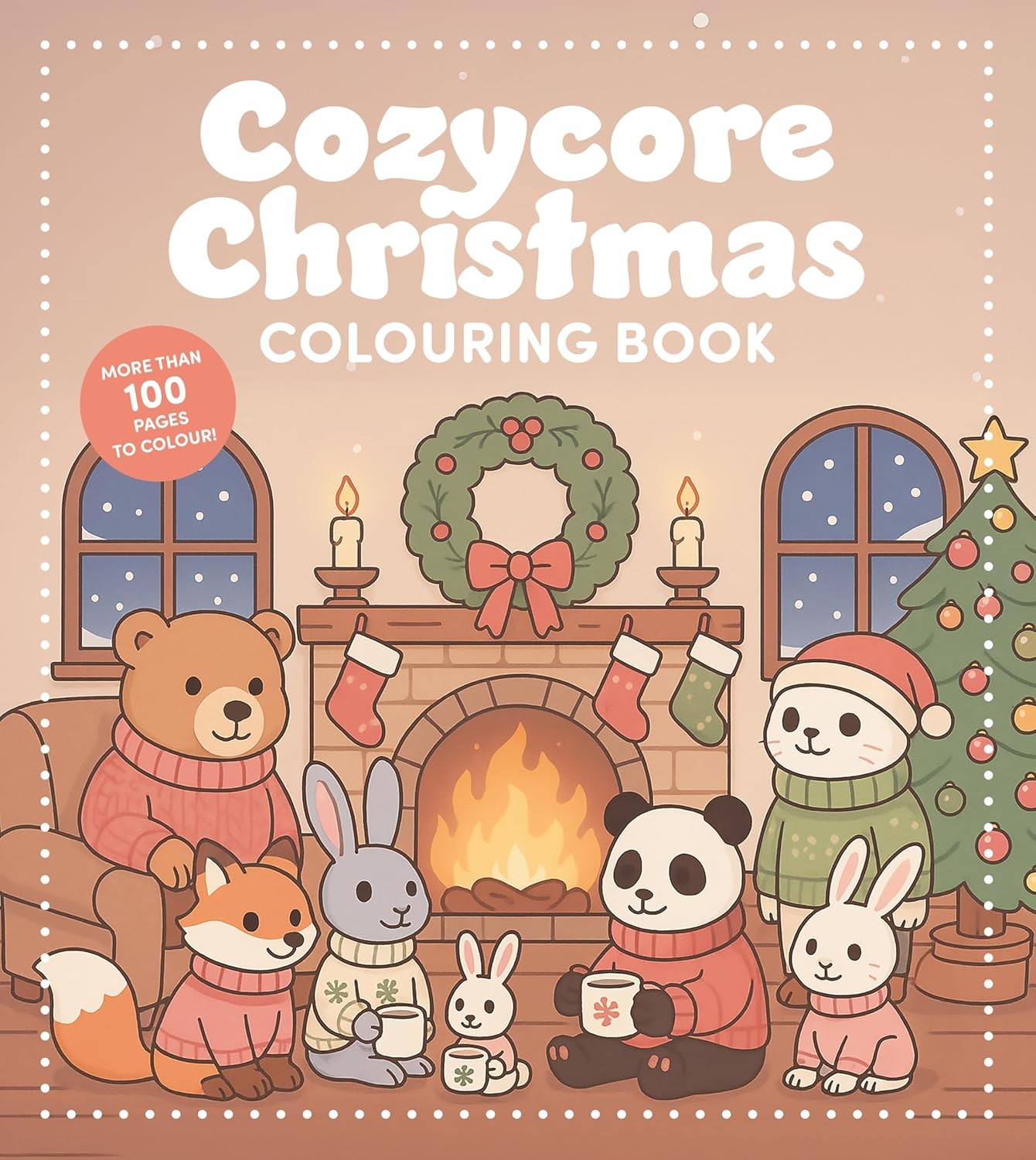 cozycore-christmas-colouring-book-30.jpg Cozycore Christmas Colouring Book - Image 1