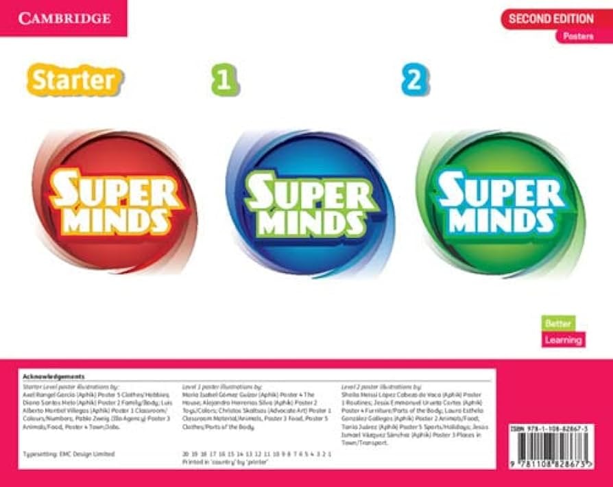 super-minds-starter-1-and-2-poster-pack-british-english-2nd-edition-angliyski-ezik-posteri-30.jpg Super Minds Starter, 1 and 2 Poster Pack British English 2nd Edition / Английски език: Постери - Image 1